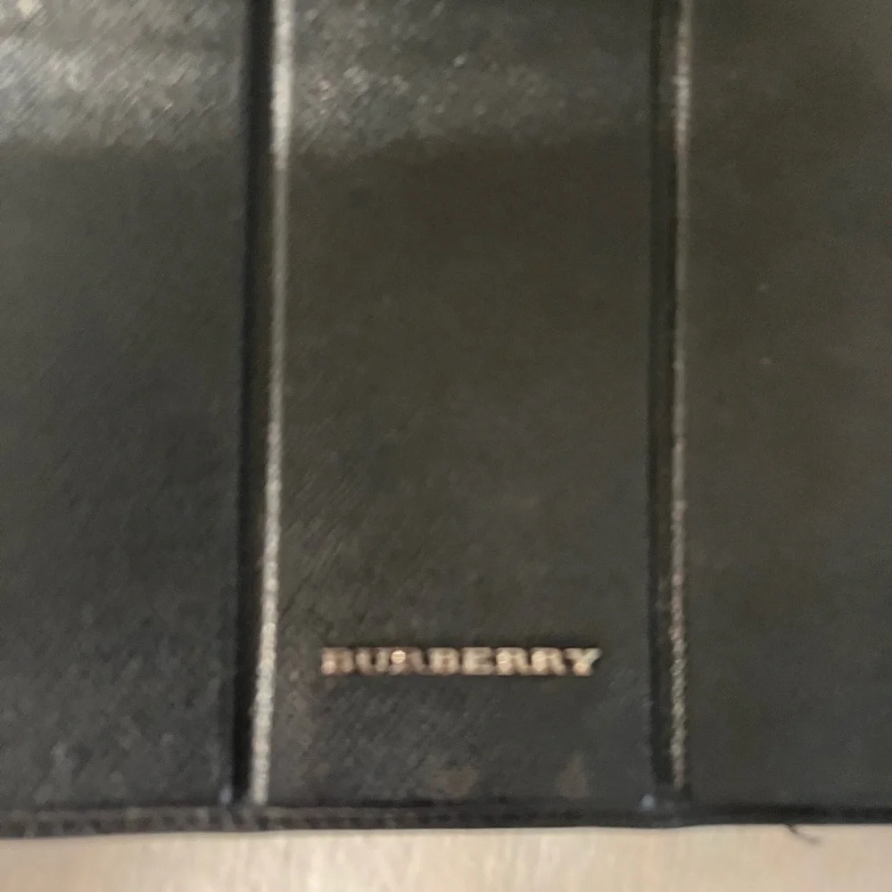 Burberry Black Leather iPad case